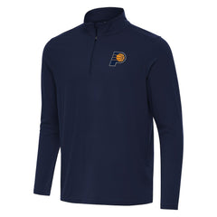 Navy Indiana Pacers Antigua Intent Quarter-Zip Top | NBA