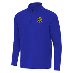 Royal Denver Nuggets Antigua Intent Quarter-Zip Top sale | NBA