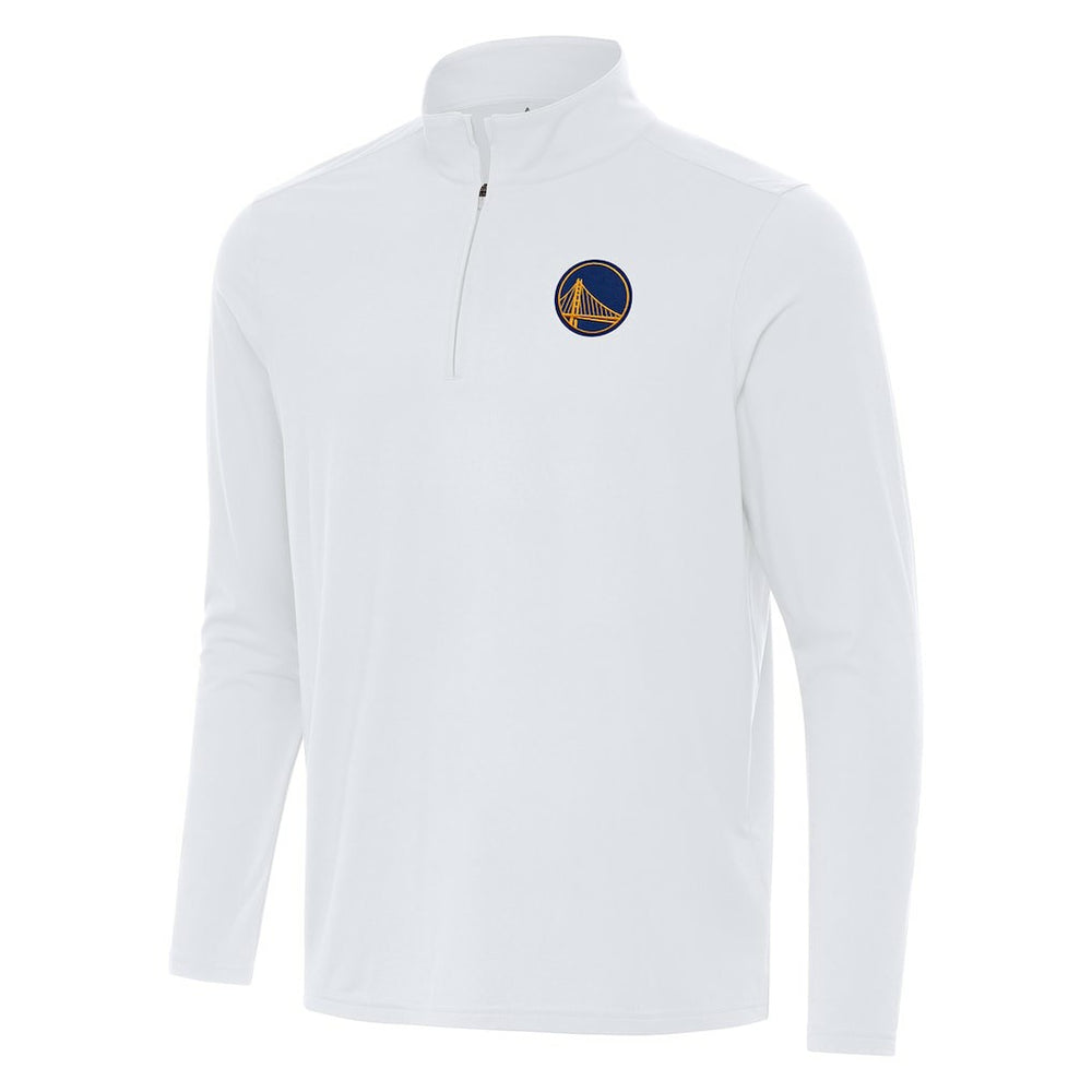 White Golden State Warriors Antigua Intent Quarter-Zip Top sale | NBA