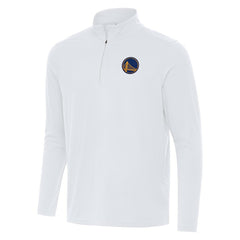 White Golden State Warriors Antigua Intent Quarter-Zip Top sale | NBA