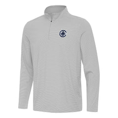 Gray LA Clippers Antigua Twine Quarter-Zip Top | NBA