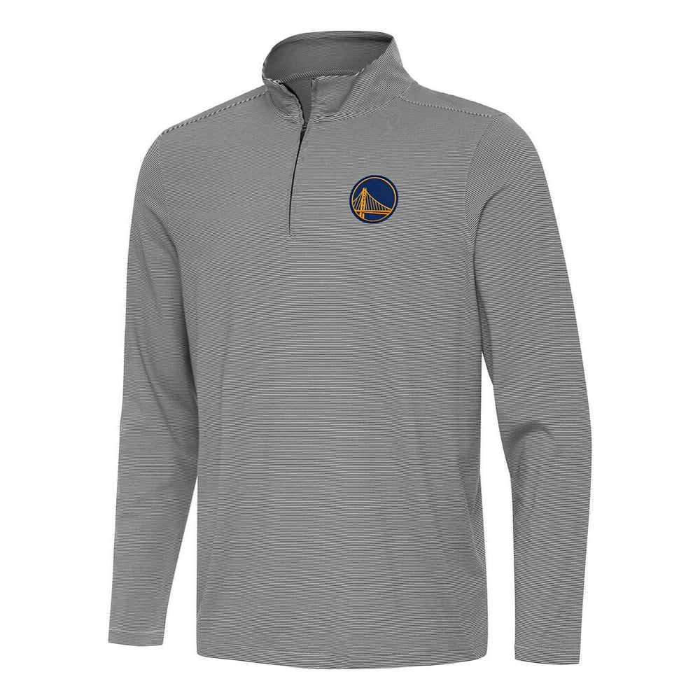 Black Golden State Warriors Antigua Twine Quarter-Zip Top sale | NBA