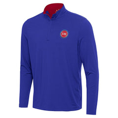 Blue Detroit Pistons Antigua Content Quarter-Zip Top sale | NBA