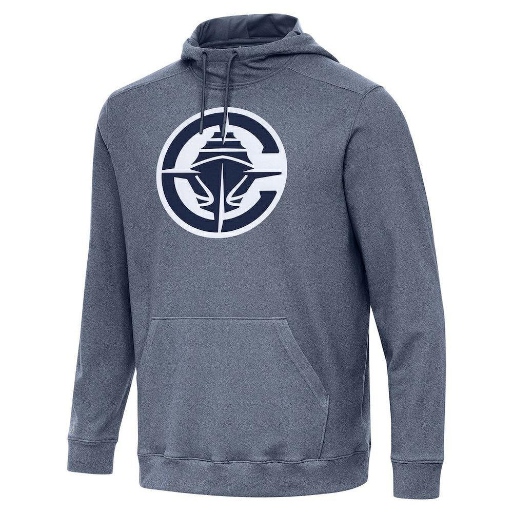 Heather Navy LA Clippers Antigua Cloud Pullover Hoodie | NBA