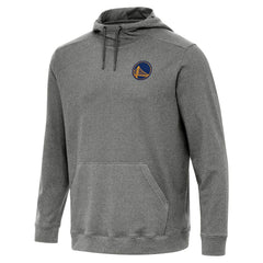 Heather Black Golden State Warriors Antigua Cloud Pullover Hoodie sale | NBA