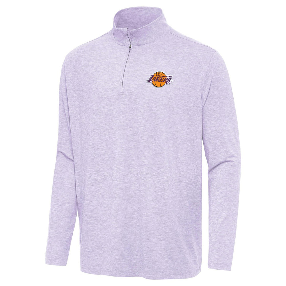 Lavender Los Angeles Lakers Antigua Hunk Quarter-Zip Top | NBA