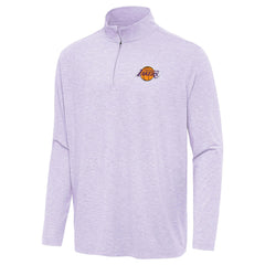 Lavender Los Angeles Lakers Antigua Hunk Quarter-Zip Top | NBA