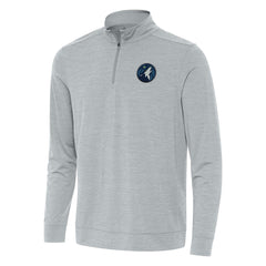 Heather Gray Minnesota Timberwolves Antigua Bright Quarter-Zip Top | NBA