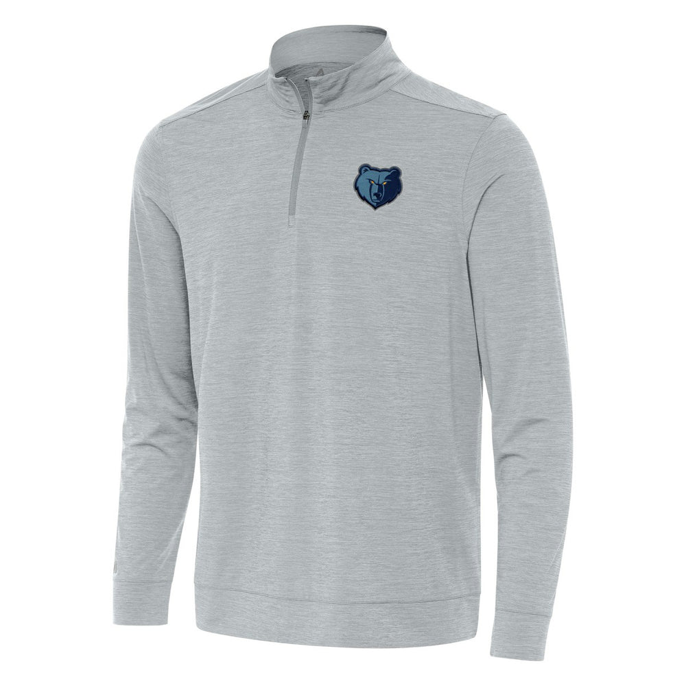 Heather Gray Memphis Grizzlies Antigua Bright Quarter-Zip Top | NBA