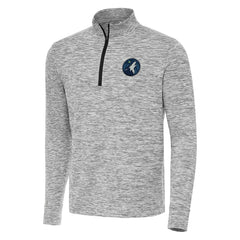 Black Minnesota Timberwolves Antigua Cause Quarter-Zip Top | NBA