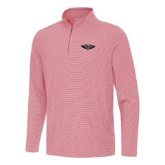 Red New Orleans Pelicans Antigua Twine Quarter-Zip Top | NBA