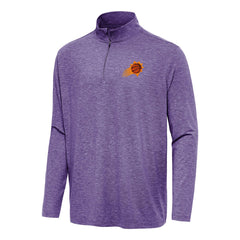 Heather Purple Phoenix Suns Antigua Hunk Quarter-Zip Top | NBA