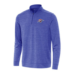 Heather Royal Oklahoma City Thunder Antigua Bright Quarter-Zip Top | NBA