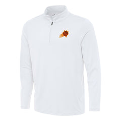 White Phoenix Suns Antigua Reprocess Quarter-Zip Top | NBA