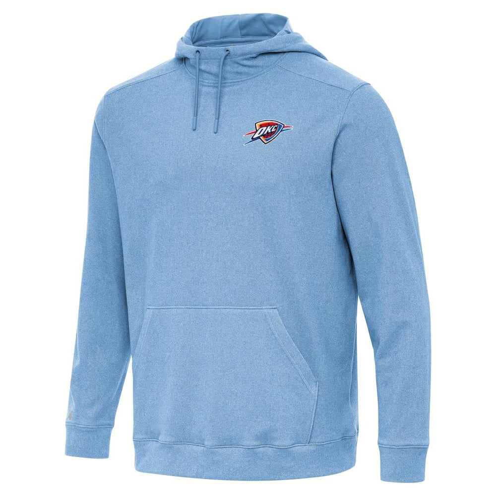 Heather Powder Blue Oklahoma City Thunder Antigua Cloud Pullover Hoodie sale | NBA