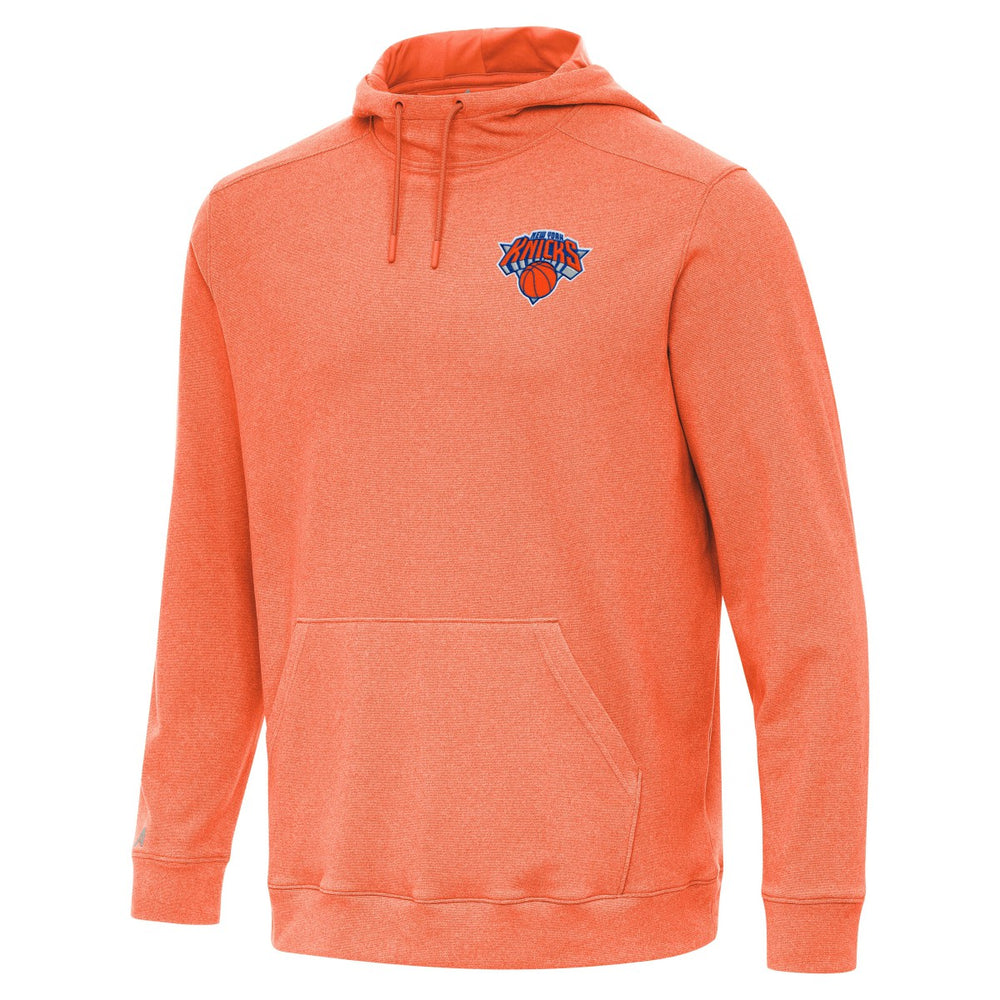 Heather Orange New York Knicks Antigua Cloud Pullover Hoodie | NBA