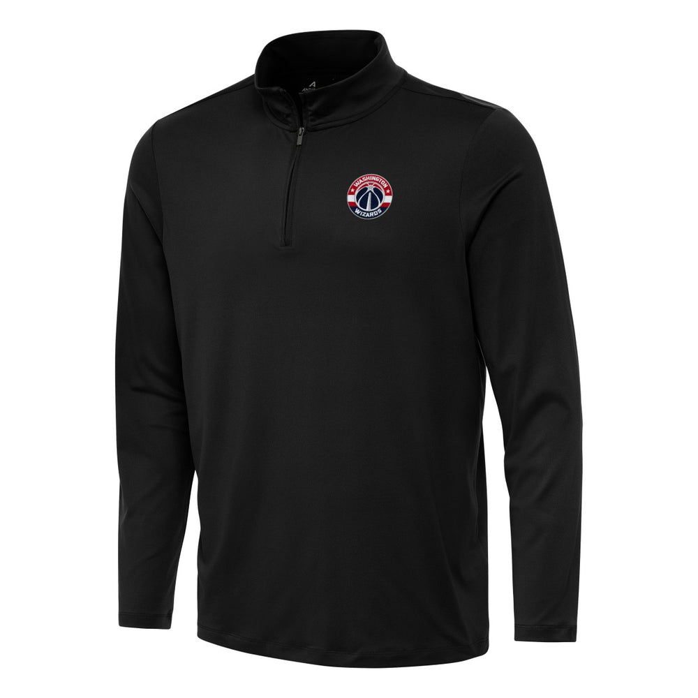 Black Washington Wizards Antigua Reprocess Quarter-Zip Top | NBA