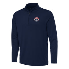 Navy Washington Wizards Antigua Reprocess Quarter-Zip Top | NBA