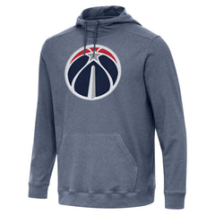 Heather Navy Washington Wizards Antigua Cloud Pullover Hoodie | NBA