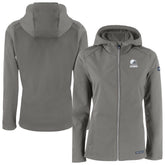 Cleveland Browns Cutter & Buck Women's Evoke Eco Softshell Recycled Full-Zip Hoodie Jacket | NFL Online