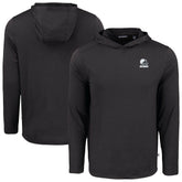Cleveland Browns Cutter & Buck Coastline Epic Comfort Eco Recycled Long Sleeve Hooded T-Shirt | NFL Online