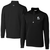 Cleveland Browns Cutter & Buck Big & Tall Traverse Stretch Eco Quarter-Zip Pullover Top | NFL On sale