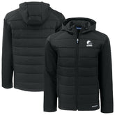 Cleveland Browns Cutter & Buck Big & Tall Evoke Hybrid Eco Softshell Recycled Full-Zip Hooded Jacket | NFL Online