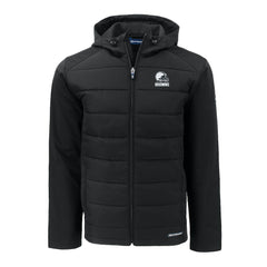Cleveland Browns Cutter & Buck Big & Tall Evoke Hybrid Eco Softshell Recycled Full-Zip Hooded Jacket | NFL Online