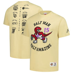 Cream Vince Carter Toronto Raptors Premium T-Shirt | NBA
