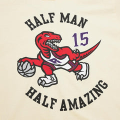 Cream Vince Carter Toronto Raptors Premium T-Shirt | NBA