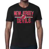 New Jersey Devils Starter Mesh Look Team Name T-Shirt - NHL T-shirts