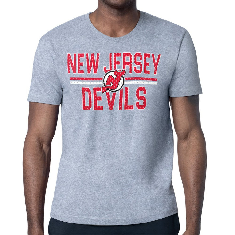 New Jersey Devils Starter Mesh Look Team Name T-Shirt - NHL T-shirts