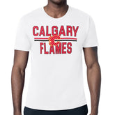 Calgary Flames Starter Mesh Look Team Name T-Shirt - NHL T-shirts