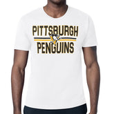 Pittsburgh Penguins Starter Mesh Look Team Name T-Shirt - NHL T-shirts