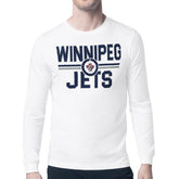 Winnipeg Jets Starter Mesh Look Team Name Long Sleeve T-Shirt - NHL T-shirts