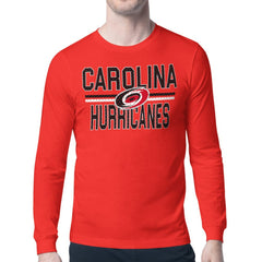 Carolina Hurricanes Starter Mesh Look Team Name Long Sleeve T-Shirt - NHL T-shirts