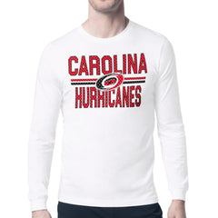 Carolina Hurricanes Starter Mesh Look Team Name Long Sleeve T-Shirt - NHL T-shirts
