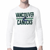 Vancouver Canucks Starter Mesh Look Team Name Long Sleeve T-Shirt - NHL T-shirts