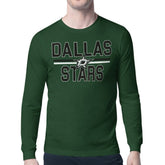 Dallas Stars Starter Mesh Look Team Name Long Sleeve T-Shirt - NHL T-shirts