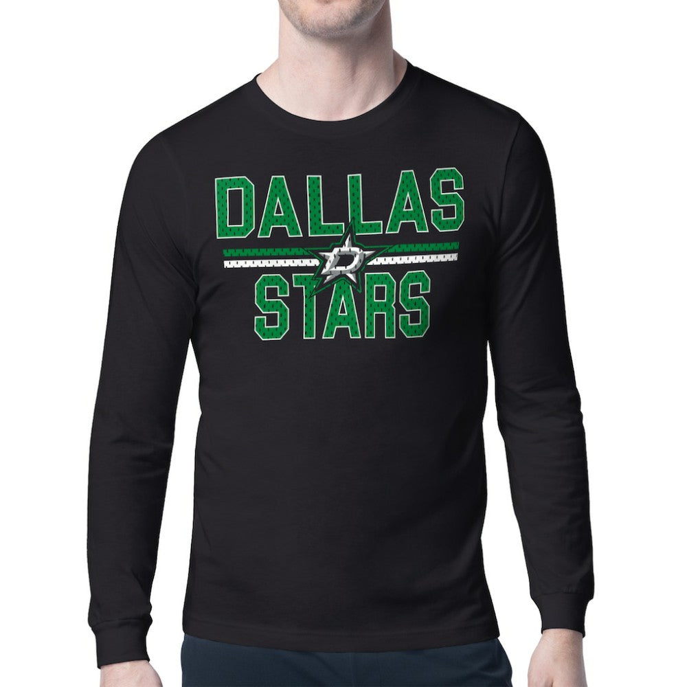 Dallas Stars Starter Mesh Look Team Name Long Sleeve T-Shirt - NHL T-shirts