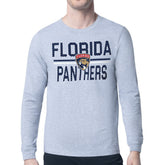 Florida Panthers Starter Mesh Look Team Name Logo Long Sleeve T-Shirt - NHL T-shirts