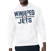 Winnipeg Jets Starter Mesh Look Team Name Logo Tri-Blend Pullover Hoodie - NHL Hoodies