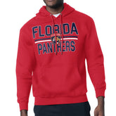 Florida Panthers Starter Mesh Look Team Name Logo Tri-Blend Pullover Hoodie - NHL Hoodies