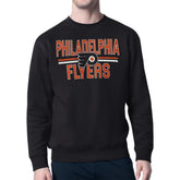 Philadelphia Flyers Starter Mesh Look Team Name Logo Pullover Sweatshirt - NHL Sweatshirts