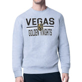 Vegas Golden Knights Starter Mesh Look Team Name Logo Pullover Sweatshirt - NHL Sweatshirts