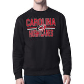 Carolina Hurricanes Starter Mesh Look Team Name Logo Pullover Sweatshirt - NHL Sweatshirts