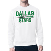 Dallas Stars Starter Mesh Look Team Name Logo Pullover Sweatshirt - NHL Sweatshirts