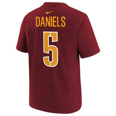 Washington Commanders Jayden Daniels Preschool Player Name & Number T-Shirt | NFL Discount