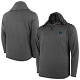 Miami Marlins Butter Stripe Tri-Blend Long Sleeve Hoodie T-Shirt - Black - MLB Hoodies