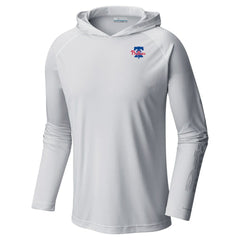 Philadelphia Phillies Columbia Omni-Wick Terminal Tackle Raglan Long Sleeve Hoodie T-Shirt - MLB Hoodies